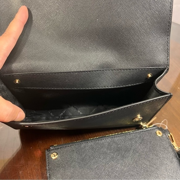 MICHAEL KORS Saffiano Leather 3-in-1 Crossbody. Jet Set Travel bag NWT - Picture 13 of 15